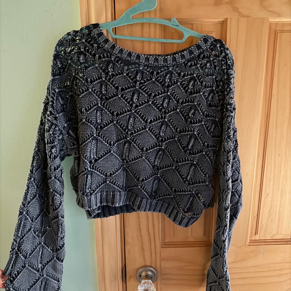 Women's Gray Knit Sweater